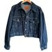 Levi's Jackets & Coats | Levi’s Cropped Trucker Boxy Jacket Dolman Sleeve Denim Jacket | Color: Blue | Size: M