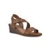 Women's Brux Sandal by White Mountain in Dark Tan Smooth (Size 8 M)