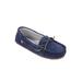 Women's Selena Moc Slip On Flat by LAMO in Navy (Size 9 M)