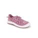 Women's Sunny Plant Based Lace Up Sneaker by Jambu in Blush (Size 6 M)