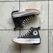 Converse Shoes | Converse Run All Star Hike Hi Platform Grey Black White Sneakers Size 8w/ 6.5m | Color: Gray/White | Size: 8