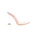 Cape Robbin Heels: Slip On Stiletto Cocktail Pink Solid Shoes - Women's Size 8 1/2 - Open Toe