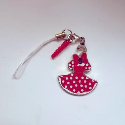 Disney Cell Phones & Accessories | Minnie Cell Phone Charm | Color: Red | Size: Os