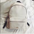 Coach Bags | Coach Backpack | Color: Gold/White | Size: Os