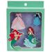 Disney Jewelry | New Disney The Little Mermaid Princess Ariel Magnetic Paper Doll Metal Pin Set | Color: Green/Pink | Size: Os