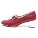 Gucci Shoes | Gucci - Pumps 474463 Redsilver Leather Women | Color: Red/Silver/Tan | Size: Os