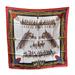 Gucci Accessories | Gucci Vintage Blue And Red Carabinieri Equestrian Silk Scarf | Color: White | Size: Os