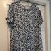 Lularoe Dresses | Beautiful Lularoe Roselyn Dress | Color: Blue/White | Size: 2x