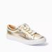 Lilly Pulitzer Shoes | Lilly Pulitzer Halle Gold Sneaker 7 Nwt | Color: Gold | Size: 7