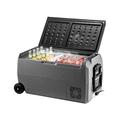 36l 50l 60l 12v Dual Zone Mini Fridge/Freezer With Compressor Portable Cooler Car Accessory For Camper Van Travel (Color : 60L Dual Zone)