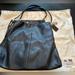 Coach Bags | Coach Madison Phoebe Black Leather Shoulder Bag With Dust Cover | Color: Black | Size: Os