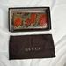 Gucci Bags | Authentic Gucci Python Zipper Wallet | Color: Green/Orange | Size: Os