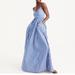 J. Crew Dresses | J.Crew Long Drapey Spaghetti-Strap Dress In Stripe Blue New With Tags! | Color: Blue/White | Size: 8