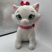 Disney Toys | Disney Aristocrats Plush Marie Collectible Cat Stuffed Animal Pink Bow White. | Color: Pink/White | Size: Osg