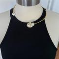 J. Crew Jewelry | J Crew Nwt Freshwater Pearl Collar Necklace Bk910 | Color: Gold/White | Size: Os