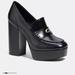 Coach Shoes | Coach Llyse Leather Platform Block Heel | Color: Black | Size: 7.5