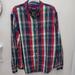 Ralph Lauren Shirts | Chaps Ralph Lauren Shirt Mens 2xl Xxl Long Sleeve Button Up Shirt Plaid Red Blue | Color: Blue/Red | Size: Xxl
