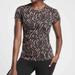 Athleta Tops | Athleta Tops Athleta Organic Daily Printed Athletic Tee In Abstraction Black 1x | Color: Black | Size: 1x