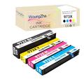 Woungzha Compatible Ink Cartridge Replacement for HP 973X 973 XL 973XL for Use with PageWide Pro 477dw 577dw 452dw 477dn 452dn 577z 552dw P55250dw with Chip (4 Multipack)
