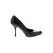 Gucci Heels: Slip-on Stilleto Cocktail Black Solid Shoes - Women's Size 9 1/2 - Round Toe
