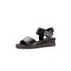 Gabor Women's Wedge Sandals, Women's Sandals, Moderate Extra Width (G), Black (black 01), 4.5 UK