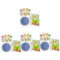 UPKOCH 4 Sets Feeding Toys Sports Toys Kindergarten Learning Activities Developmental Game Education Toys Educational Toys Kid Toy Food Toy Feeder Wooden To Feed