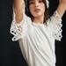 Anthropologie Tops | Anthropologie Forever That Girl White Eyelet Tee Size Xs Short Sleeve Cotton | Color: White | Size: Xs