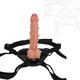 YUFENG2 Strap-On Dildo Strap-On Dildo Realistic Penis Adjustable Harness Anal Dildo Strap-On Dildo Butt Plug Anal Plug Vaginal Stimulator Masturbation Sex Toy (Color : Fleisch, Size : B)