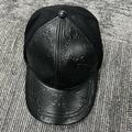 Gucci Accessories | Gucci Baseball Cap Gg Logo Mesh Leather | Color: Black | Size: Os