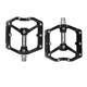 Bike Pedals Reflective Bike Pedals Ultralight Aluminum Sealed Bearings Road Bmx Mtb Pedals Non-Slip Bicycle Pedals Mtb Pedals (Color : Black and gray)