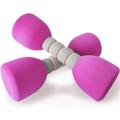 Dumbells Weight Set - Pair Of 2 Dumbbells For Workout - Foam Dumbbells 1.5 Lb Weights Exercise Equipment (Pink, Blue) Dumbell Set (Color : Pink, Size : S)