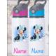 Minnie Mouse Personalised water bottle blue or pink