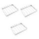 POPETPOP 3 Sets Grill Shish Kabob Rack Stand Barbecue BBQ Skewers Portable BBQ Rack Outdoor BBQ Skewers Rib Rack for Skewers Rack Garden Barbecue Supply Stainless Steel Barbecue Skewers