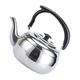 Stainless Steel Teapot Camping Kettle Camping Tea Kettle Kettle for Induction Cooktop Water Boiler Kettle Loose Leaf Teapot Hot Water Kettle Convenient Tea Kettle Home Supply Metal (Color : Silver,