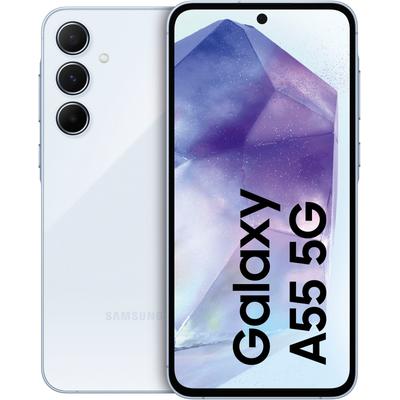 SAMSUNG Smartphone "Galaxy A55 5G" Mobiltelefone Gr. 256 GB, blau (eisblau) Bestseller