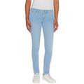 Skinny-fit-Jeans PEPE JEANS "SKINNY LW" Gr. 25, Länge 30, blau (bleached) Damen Jeans Röhrenjeans