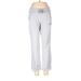 Adidas Sweatpants - Mid/Reg Rise: Gray Activewear - Women's Size Medium