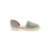 Steve Madden Flats: Silver Marled Shoes - Women's Size 8 1/2