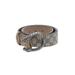 Gucci Belt: Gray Snake Print Accessories - Women's Size 38