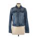Forever 21 Denim Jacket: Short Blue Jackets & Outerwear - Women's Size Large