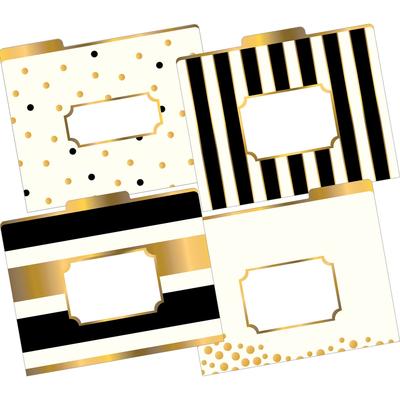 Barker Creek File Folders, Gold Design, Letter Siz...