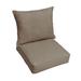 Sorra Home Outdoor Corded Deep Seating Pillow and Cushion Set