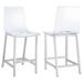 Silver Orchid Price Acrylic 24-inch Bar Stool (Set of 2)