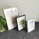 Aluminum Picture Frame Classic Certificate Frame For Wall Hanging With Plastic Glass Metal Photo