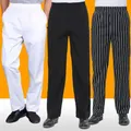 Chef Pants for Men Restaurant Kitchen Unisex Cook Works Lightweight Baggy Trousers Chef Accessories