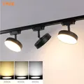 LED Track Light Ceiling Rail Lamp lighting System Ultra-thin Round Spotlights 9W 12W 18W 24W 40W for