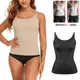 Women'S Seamless Bra Camisole Tank Top Body Shaper Tummy Control Smooth Body Shaper Vest Slim Shirt