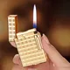 Metal Stripe Loud Lighter Unusual Lighters Cigarette Lighter Creative Wheel Lighter Butane Gas