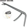 Crazy Shark Stainless Steel Fish Hook Remover Extractor Unhooking Device Fish Clamp Clip Catch