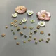 20Pcs/Pack 3/5mm Gold Sliver Color Flower Buds Jewelry For DIY Earrings Brooch Beads For Women Charm